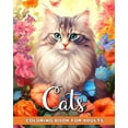 thumbnail image 1 of Cats Coloring Book for Adults: Cat Grayscale Coloring Pages, (Paperback), 1 of 1