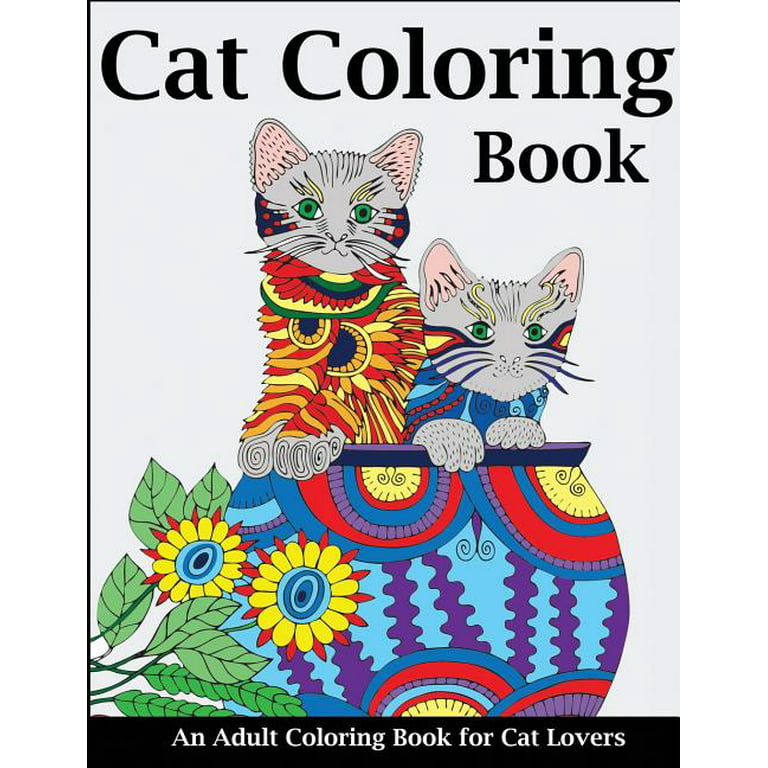 Cats Coloring Book for Adults (Printbook) – Monsoon Publishing USA