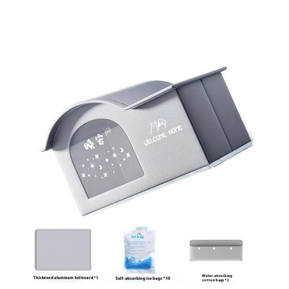 Cats Cooling House,Insulated Air Conditioned Cats Dog House Summer Cats Shelter