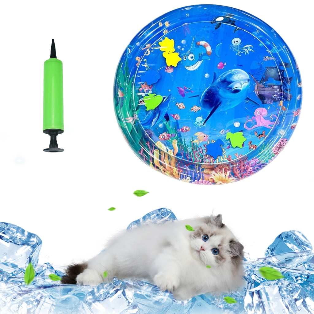 Cats Cooling Mat Napping Pad Dogs Crates Bed Lounger Ocean Theme ... - Beach Themed Dog Crate