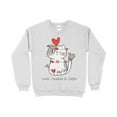 thumbnail image 1 of Cats Cuddles and Cupid Valentine's Day Sweatshirt, 1 of 10