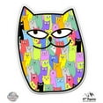 thumbnail image 1 of Cats Cute Cat Face - 12" Vinyl Sticker Waterproof Decal, 1 of 1