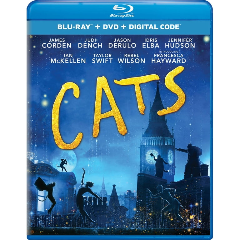SDS, Cats DVD Digital Blu-ray, PG Rated, Family Musical - Walmart.com