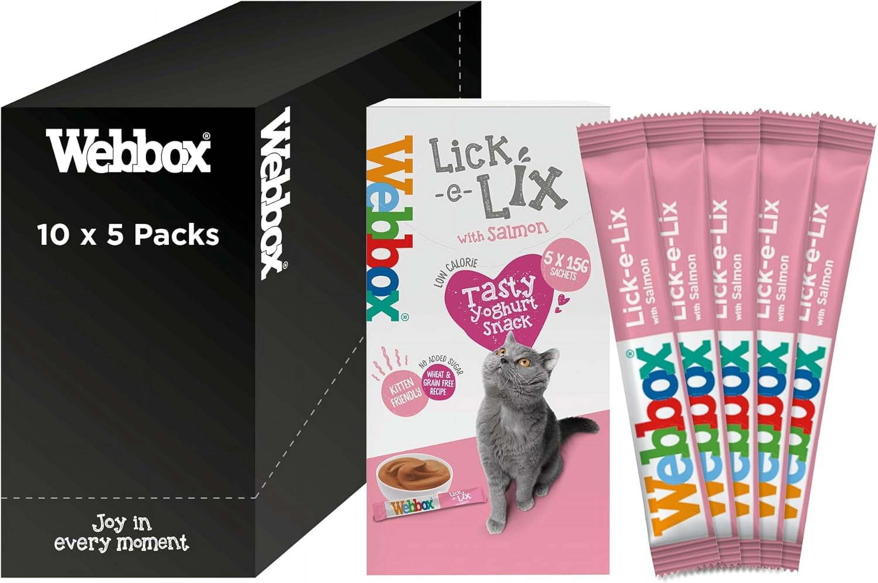 Cats Delight Lick-e-Lix Salmon, 15g, Pack of 10 - Walmart.com