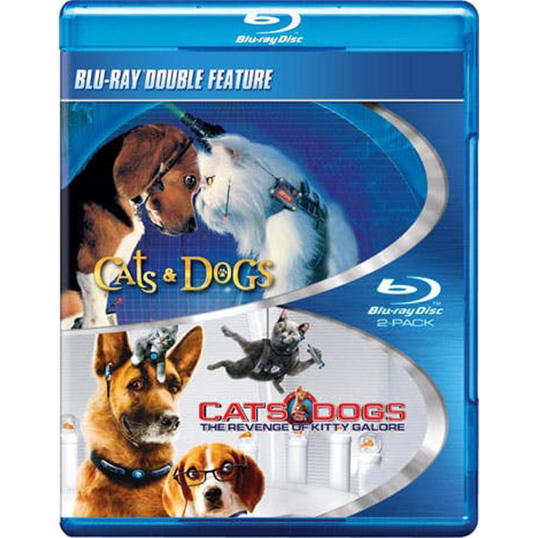 Warner Bros., Blu-ray Double Feature, Cats & Dogs 1-2, 338 mins