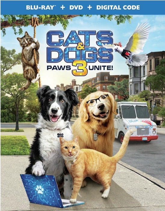 Cats & Dogs 3: Paws Unite! (Blu-ray) (Blu-ray + DVD + Digital Copy) [Blu-ray]