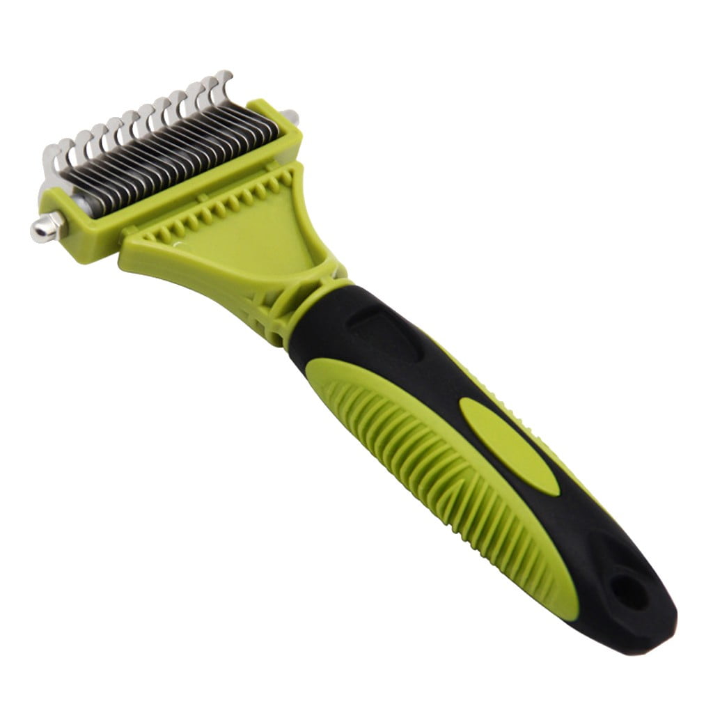 Cats Dogs Dematting Undercoat Rake Grooming Rake 2 Sided Pet Comb