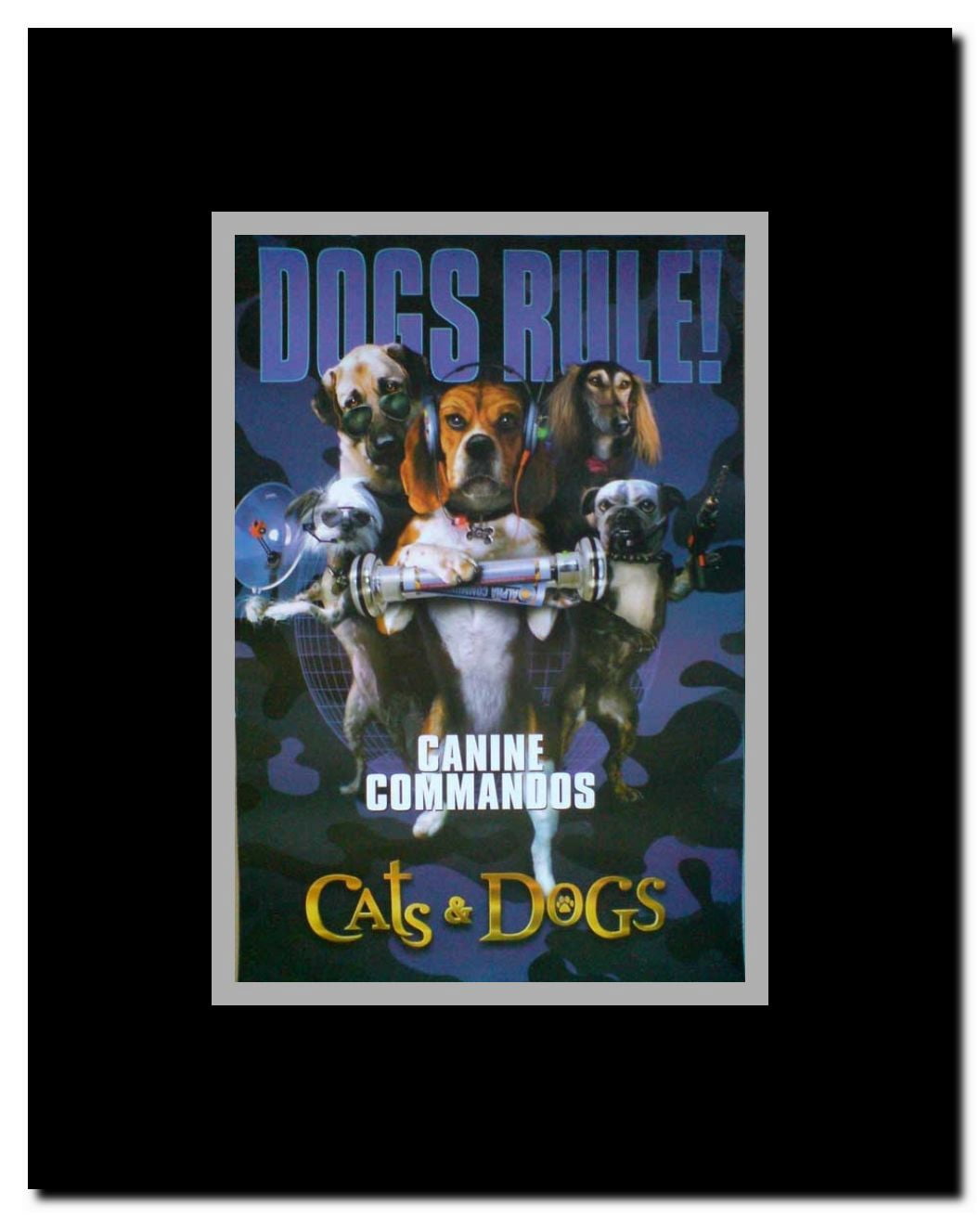 Cats & Dogs Framed Movie Poster