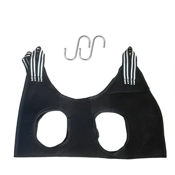 Cats Dogs Pet Nail Trimming Bag Grooming Tool for Small Medium Pets (Black)