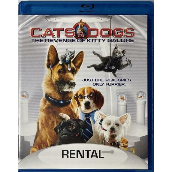 Cats & Dogs: The Revenge of Kitty Galore (Blu Ray, 2010, Rental Exclusive) NEW