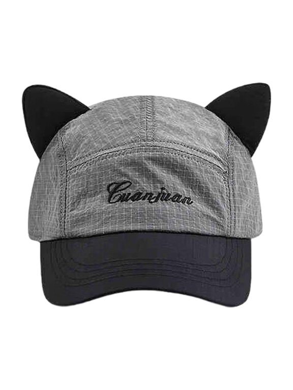 Cats Ear Baseball Hat with Pilot Eyewear Fast Drying Sport Gear Sunproof Hat