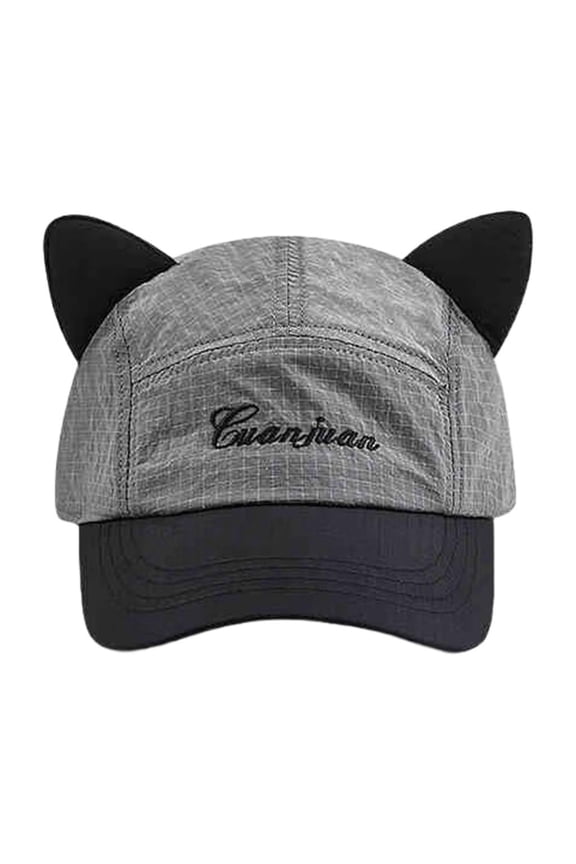 Cats Ear Baseball Hat with Pilot Eyewear Fast Drying Sport Gear Sunproof Hat