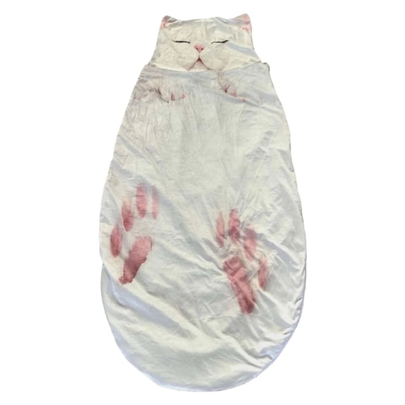 Cats Envelopes Sleeping Bag for Camping Sleepovers Home Lounging - Soft Warm Comfortable Versatile Sleeping Solution with Adorable Feline Design