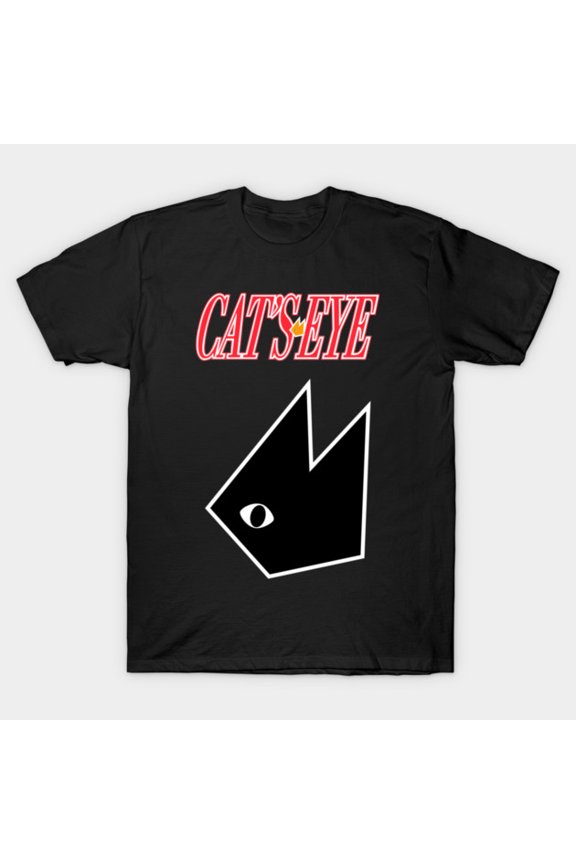 Cats Eye Anime Original Vintage Logo Retro Graphic Art Tee Unisex T Shirt, for men & women, up to size 5XL