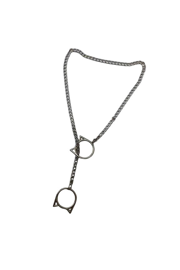 Cats Face Necklace Neck Jewelry Fashion Pendant Necklace Unique Necklace Adjustable Chain Necklace Alloy Texture