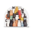 thumbnail image 1 of Cats Family Napkin Holder for Table Clear Napkin Stand Paper Holder Acrylic Organizer Dispenser Napkins for Dinner Kitchen Restaurant Room, 1 of 8