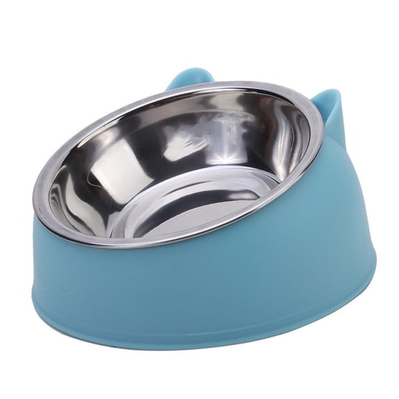Cats Feeding Bowl Relief Neck Pressure Cats Bowl with Skidproof Bottom Cats Food Bowl for Water Food Easily Washing