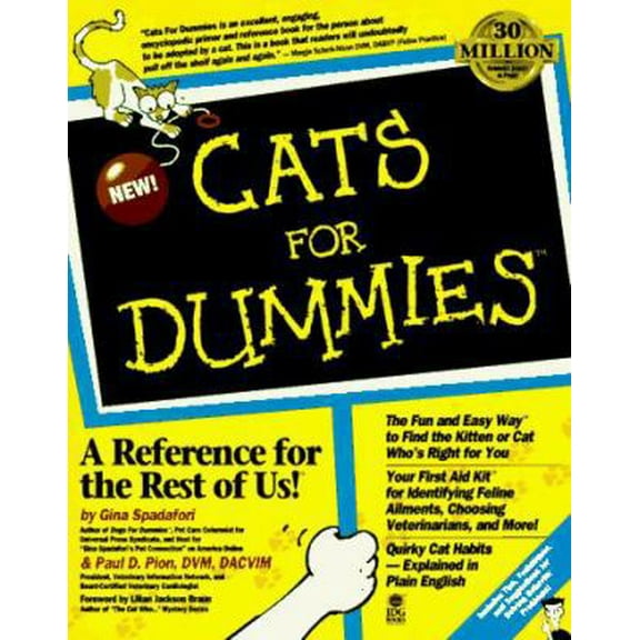 Pre-Owned Cats for Dummies? (Paperback) 0764550373 9780764550379