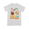 thumbnail image 1 of Cats For Everybody Christmas Santa Family Celebration Unisex Standard T-Shirt, 1 of 2