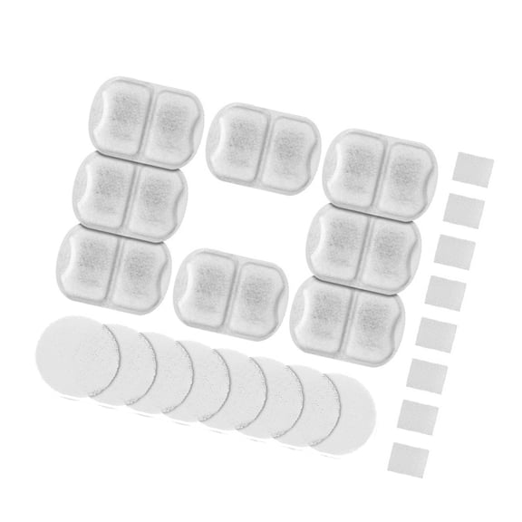 Cats Fountain Filter Sponge Replacement Set for 7L Pet Water Dispenser High Flows Nonwoven Fabric Design