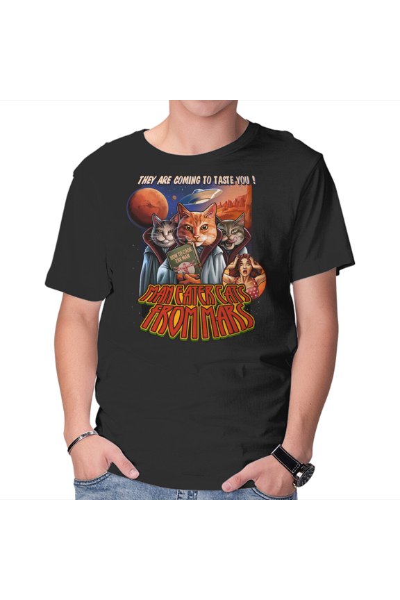 Cats From Mars Unisex T-Shirt Tee Sweatshirt Hoodie Tank Top