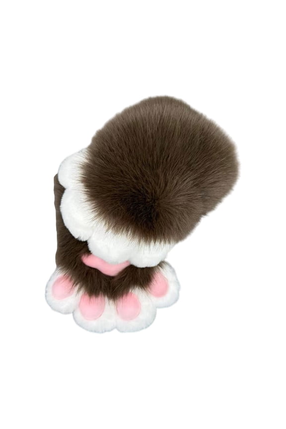 Cats Gloves Fursuit Wolf Paws Mittens Halloween Cosplay Costume Accessories Therians Gear Gift Women Men