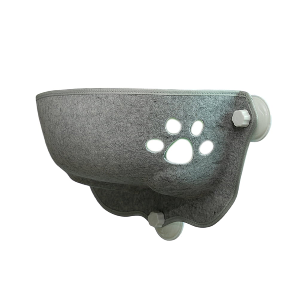 Cats Hanging Hammock Window Perch Soft Felt Sleep Bed Pet Habitat Decors Sunbathing Window Bed Winter Bedding for Cats