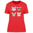 thumbnail image 1 of Cats In Sunglasses Tee Women's -Image by Shutterstock, 1 of 1