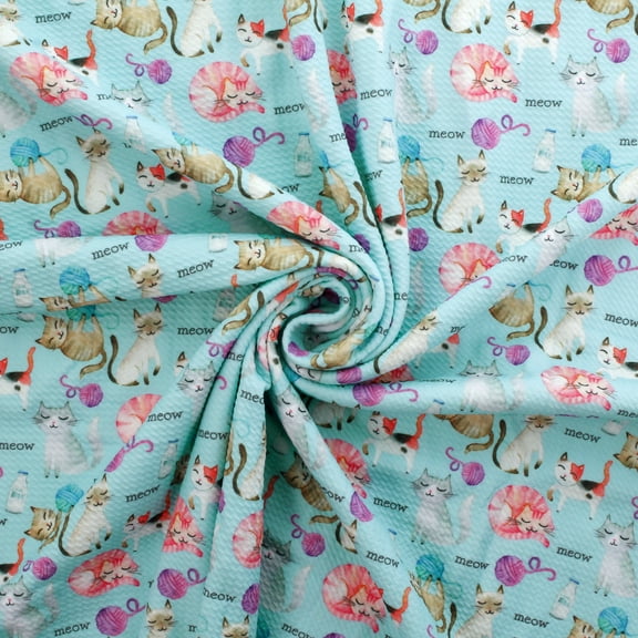 Cats Bullet Fabric 6" Strip