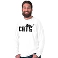 thumbnail image 1 of Cats Kittycat Feline Lovers Cool Cute Long Sleeve TShirt Men Women Brisco Brands S, 1 of 6