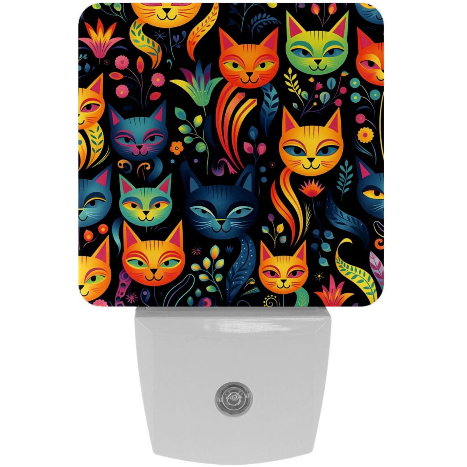Cats LED Square Night Lights: Energy-Efficient and Stylish Illumination ...