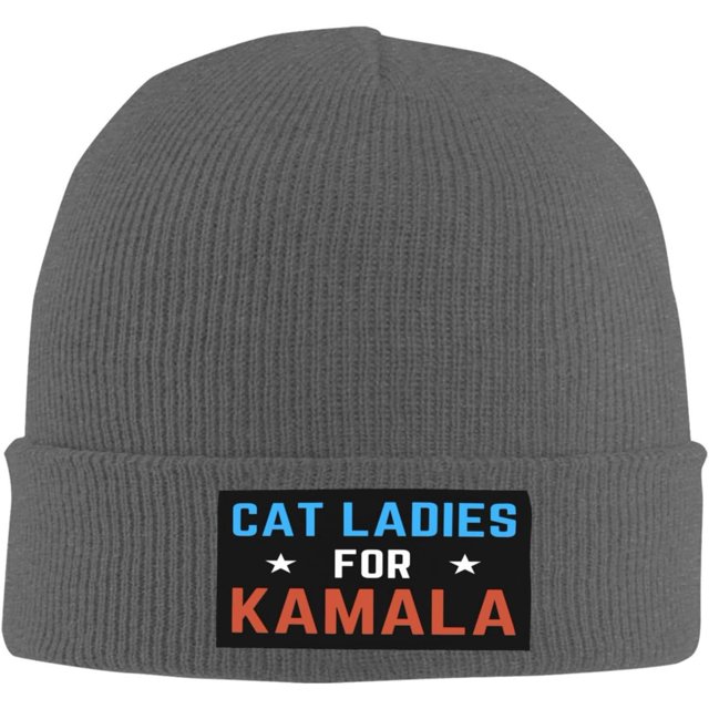 Cats Ladies for Kamala Harris 2024 Knit Hat Kamala Harris for President