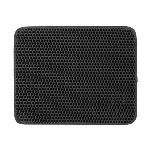 Cats Litter Mat Hollowed Trapping Mat for Small Medium Large Cats Less Waste Litter Trapping Mat Less Waste