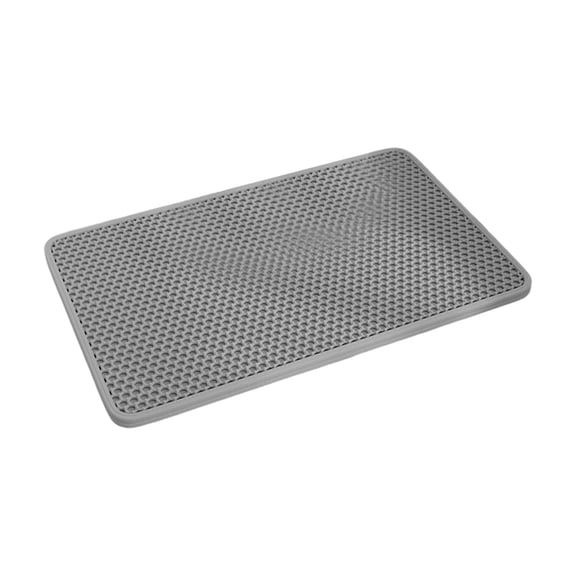 Cats Litter Mat Splashing And Tracking, Sand, Splashing, Cats Litter Box Sand Leakage Board, Double- Extra-large Pet Floor Mat