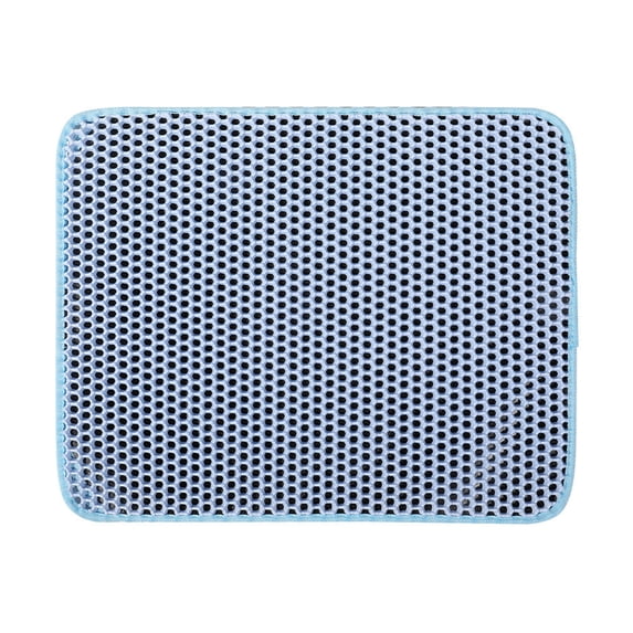 Cats Litter Mat Waterproof Hollowed Mat Litter Sifting for Less Waste Hollowed Mat Waterproof Plastic Urine Proof