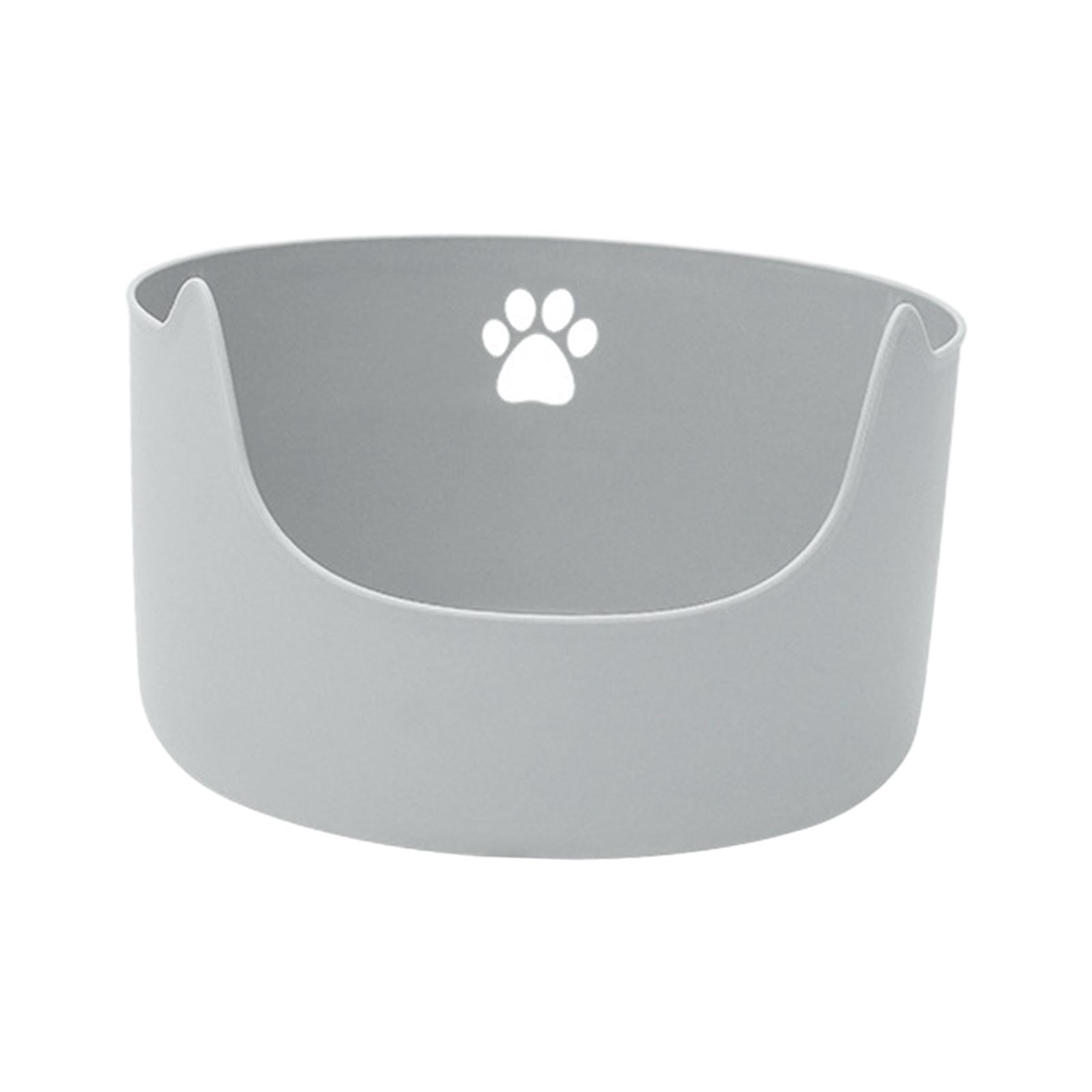 Cats Litter Pan for Small and Large Cats High Sides Anti Splashing Pet