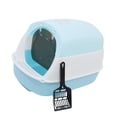 thumbnail image 1 of Cats Litter Pans Plastic Rabbit Litter Box Easy Cleaning With Lid No Residues Easy Cleaning Smooth Surfaces, 1 of 8