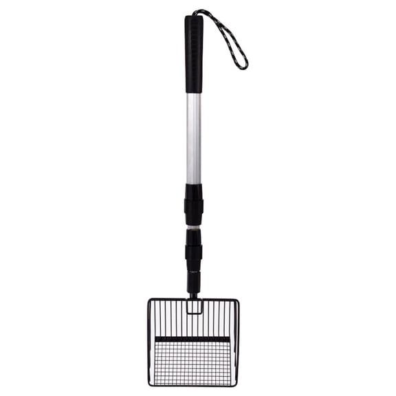 Cats Litter Sifting Litter Scooper With Telescopic Handle Efficient Cleaning Tool Sifting Shovel for Chicken Coops