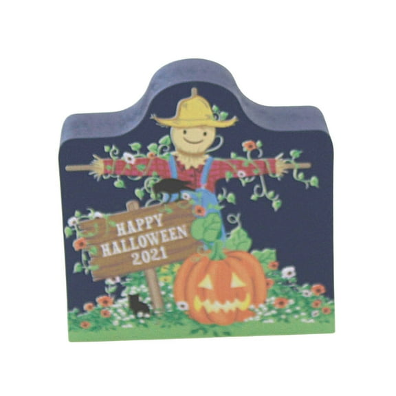 Cats Meow Village Vincent Van Crow Wood Scarecrow Fall Halloween 21F974 Jack