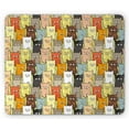 thumbnail image 1 of Cats Mouse Pad, Funny Colorful Graphic Kittens Cartoon Style Boys Girls Kids Playroom Nursery, Rectangle Non-Slip Rubber Mousepad, Multicolor, by Ambesonne, 1 of 2