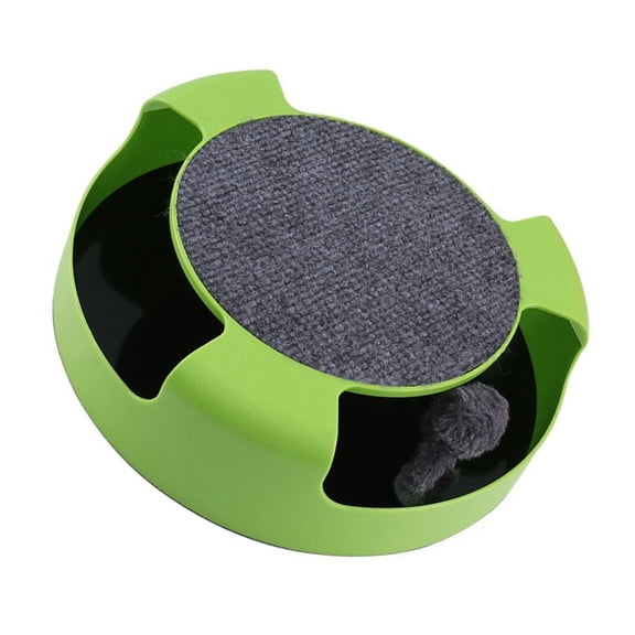 Cats Mouse Teasing Toy with Scratch Pad with Track Interactive Toy Multicolored Circuit with Track Toy Circuit Toy