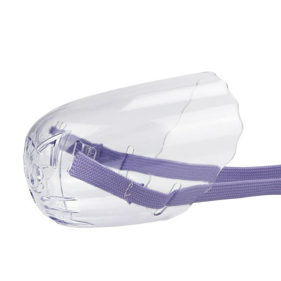 Cats Muzzle AntiBite Dogs Grooming Muzzle Transparent PVC Muzzle for Small Bathing & SkinFriendly