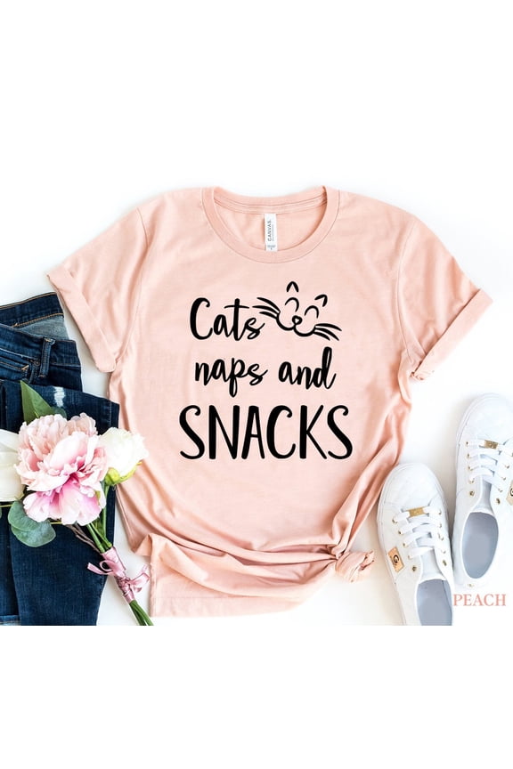 Cats Naps & Snacks T-shirt