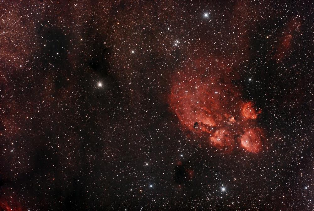 Cats Paw Nebula in Scorpius Canvas Art - Philip HartStocktrek Images (34 x 23)