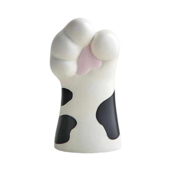 Cats Paw Resin Vase for Flower Arrangements – Adorable Whimsical Home Decor, Perfect for Living Room, Office, Shelf, and Gift for Cat Lovers