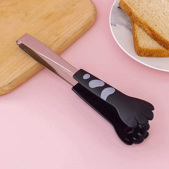 Cats Paw Tongs under $5! Cagogo Cute Cat Paw Food Tongs, Stainless Steel Heat Resistant Tongs, for Grilling, BBQ, Serving, Kitchen Utensil, Easy to Clean, Fun Cat Themed Tool
