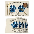 thumbnail image 1 of Cats Pawprints Placemats Set of 8, Yellow Black Buffalo Plaid Simple Beige Placemats for Dining Table, Place Mats for Kitchen Tabletop, Waterproof Wipeable Dining Table Mats Set, 1 of 9