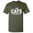 thumbnail image 1 of Cats Because People Suck Tshirt Novelty Humor Graphic Tees Sarcastic Animal Pets Lover Gift For Christmas Birthday Anniversary Valentines Day Funny Mens T Shirt, 1 of 5