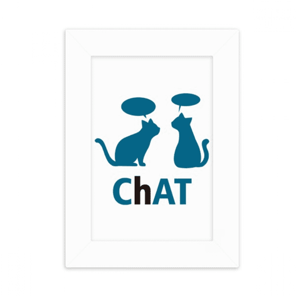 Cats Pets Talking Animals Desktop Photo Frame Picture Display Decoration Art Painting