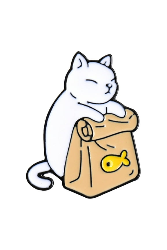 Cats Pin for Paw Brooch Pins Badge Cute Kitten Brooches Lapel Pin for Jeans Shirt Bag Jewelry Gift